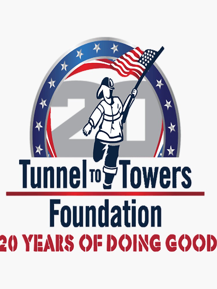 "Tunnel To Towers " Sticker for Sale by Goldhalfmoon Redbubble