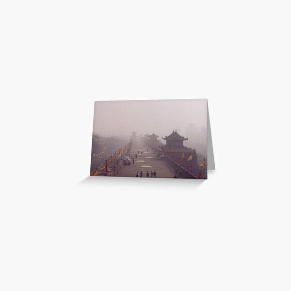 Misty Walls Greeting Card