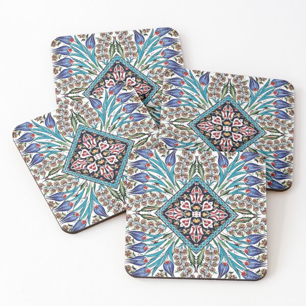 Item preview, decorative geometric floral ottoman turkish pattern designed and sold by ErhanArt.