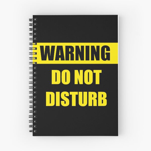 Item preview, WARNING DO NOT DISTURB designed and sold by TheArtArmature.