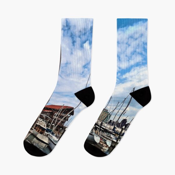 Item preview, Baltimore MD - Marina Near Fells Point designed and sold by Susan Savad.