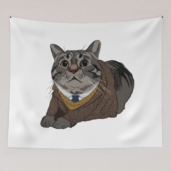 Item preview, Professor Chancho Fluffy Cat designed and sold by Ben Kent.
