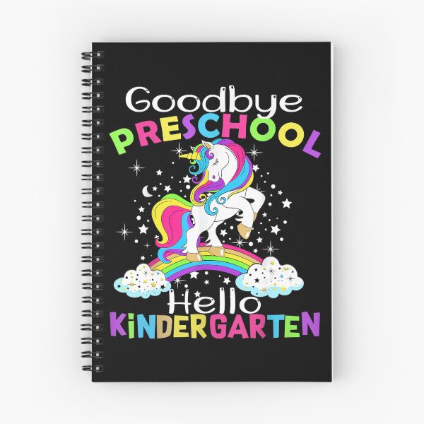 Item preview, Goodbye Preschool Graduation Hello Kindergarten Prek Unicorn designed and sold by ElizabethxJime.