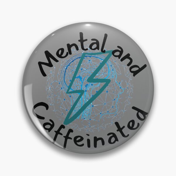 Item preview, Mental and caffeinated lightning and network brain  designed and sold by system51.