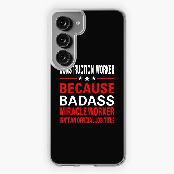 Construction Worker Phone Cases for Samsung Galaxy for Sale