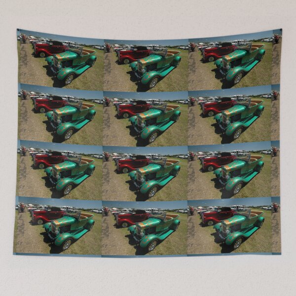 Item preview, Hot Rods - Green and Red, Evans Head Fly-In designed and sold by muz2142.