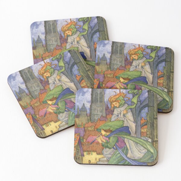 Item preview, Winter & Windy Weather by Florence Harrison designed and sold by vintage-art.