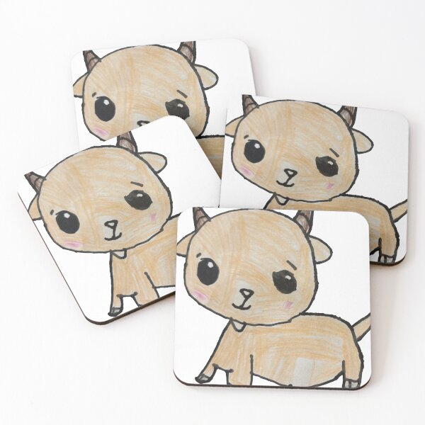 Item preview, Baby Goat - Cute Cartoon Kid Drawing designed and sold by LexiesDoodle.