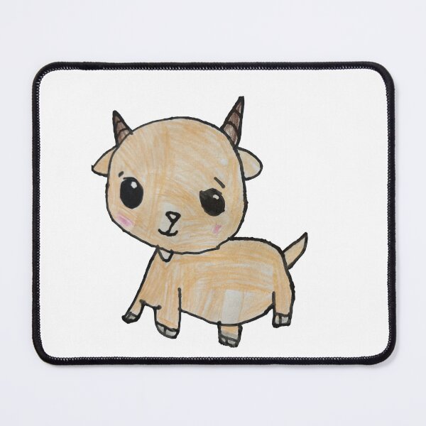 Item preview, Baby Goat - Cute Cartoon Kid Drawing designed and sold by LexiesDoodle.