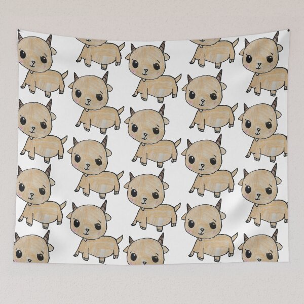 Item preview, Baby Goat - Cute Cartoon Kid Drawing designed and sold by LexiesDoodle.