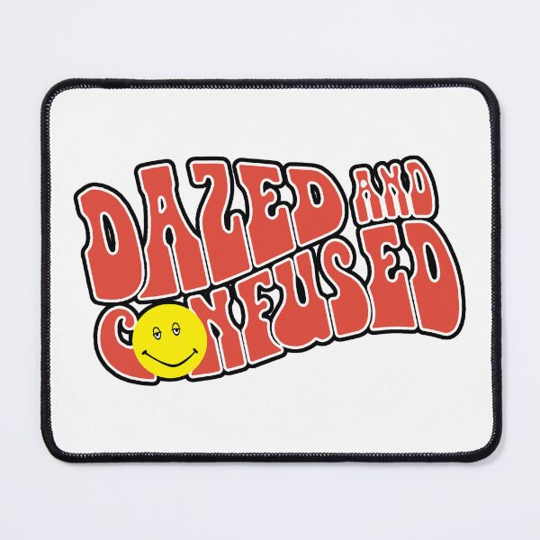 Item preview, red dazed with yellow smile face designed and sold by siomaymrza.