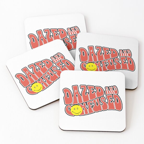 Item preview, red dazed with yellow smile face designed and sold by siomaymrza.