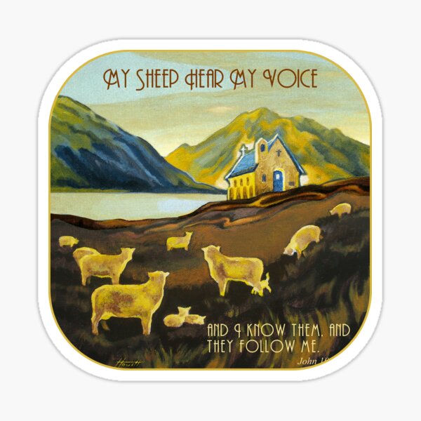 My Sheep Hear My Voice Sticker