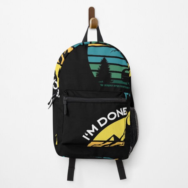 Item preview, I'm done teaching let's go camping Funny Teacher vintage designed and sold by ElizabethxJime.
