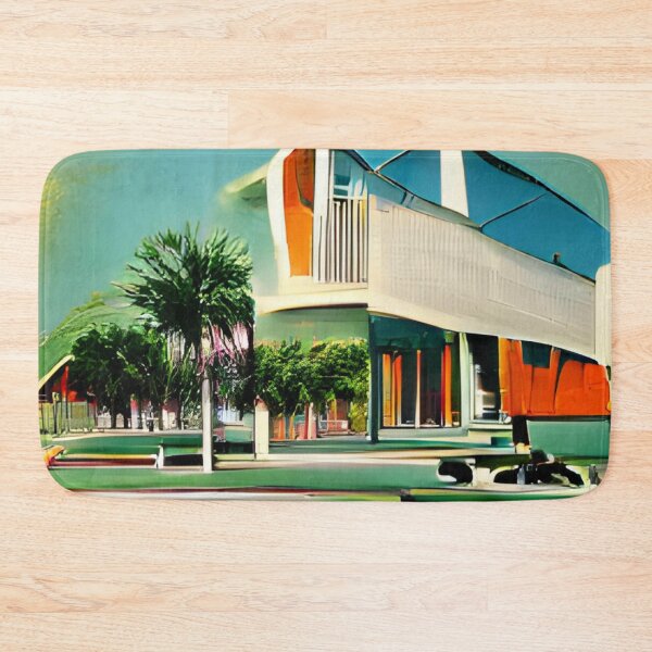 Item preview, St.Pete mid-century rainbow original art designed and sold by Surrealarts727.