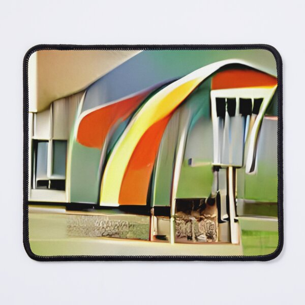 Item preview, St.Pete mid-century rainbow original art designed and sold by Surrealarts727.