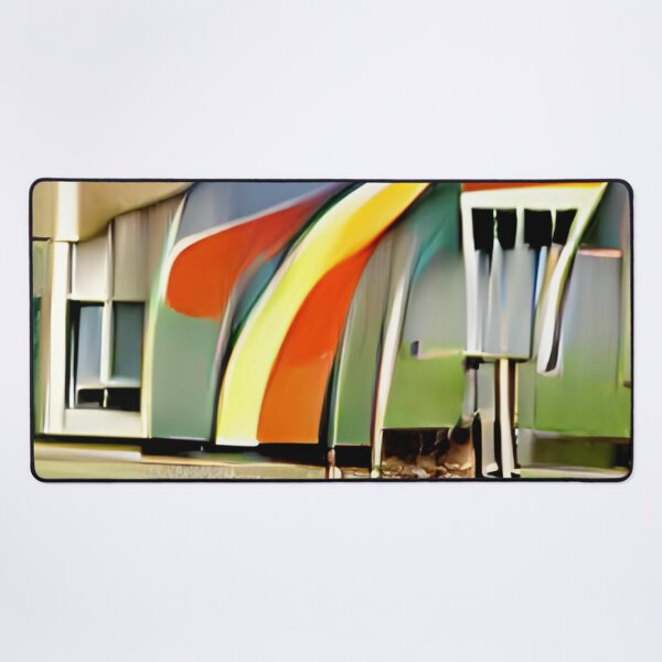 Item preview, St.Pete mid-century rainbow original art designed and sold by Surrealarts727.