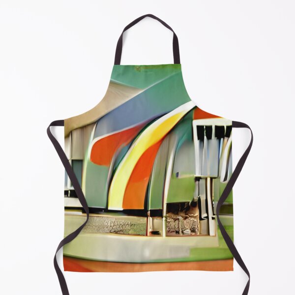 Item preview, St.Pete mid-century rainbow original art designed and sold by Surrealarts727.