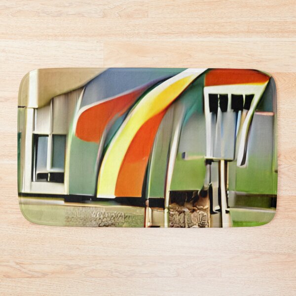 Item preview, St.Pete mid-century rainbow original art designed and sold by Surrealarts727.