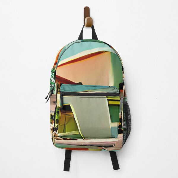 Item preview, St.Pete mid-century rainbow original art designed and sold by Surrealarts727.