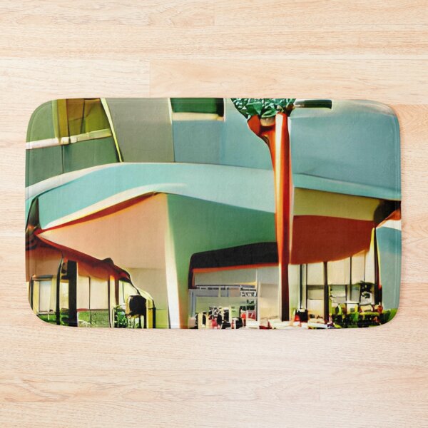 Item preview, St.Pete mid-century rainbow original art designed and sold by Surrealarts727.