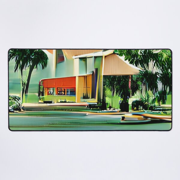 Item preview, St.Pete mid-century rainbow original art designed and sold by Surrealarts727.
