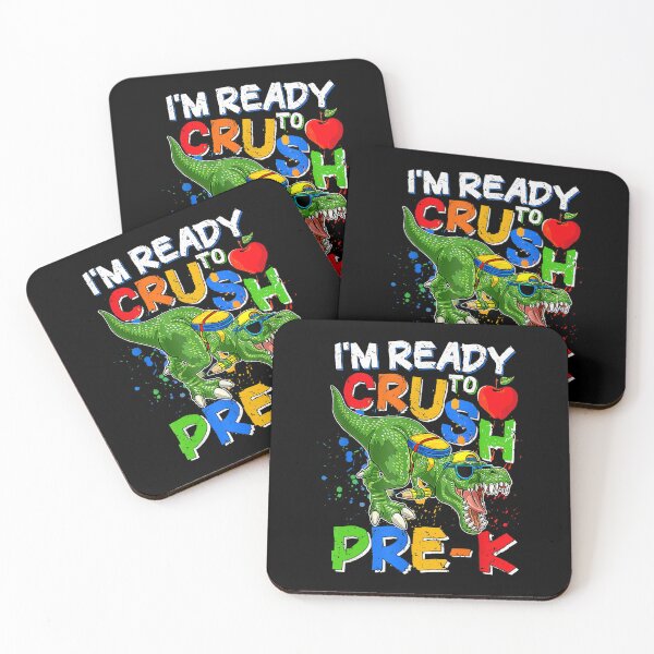 Item preview, I'm Ready To Crush Pre-K T Rex Dino Holding Pencil  designed and sold by ElizabethxJime.