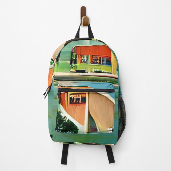 Item preview, St.Pete mid-century rainbow original art designed and sold by Surrealarts727.