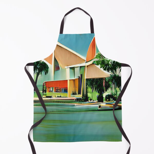 Item preview, St.Pete mid-century rainbow original art designed and sold by Surrealarts727.