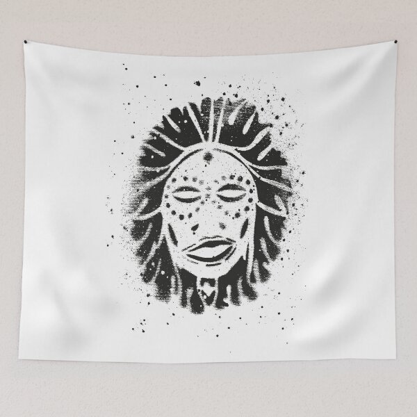 Item preview, Primal death mask in black designed and sold by Anomalypark.
