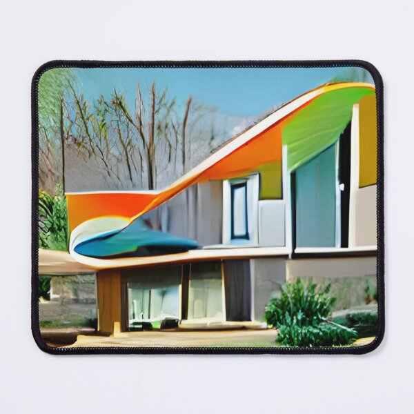 Item preview, St.Pete mid-century rainbow original art designed and sold by Surrealarts727.