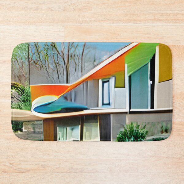 Item preview, St.Pete mid-century rainbow original art designed and sold by Surrealarts727.