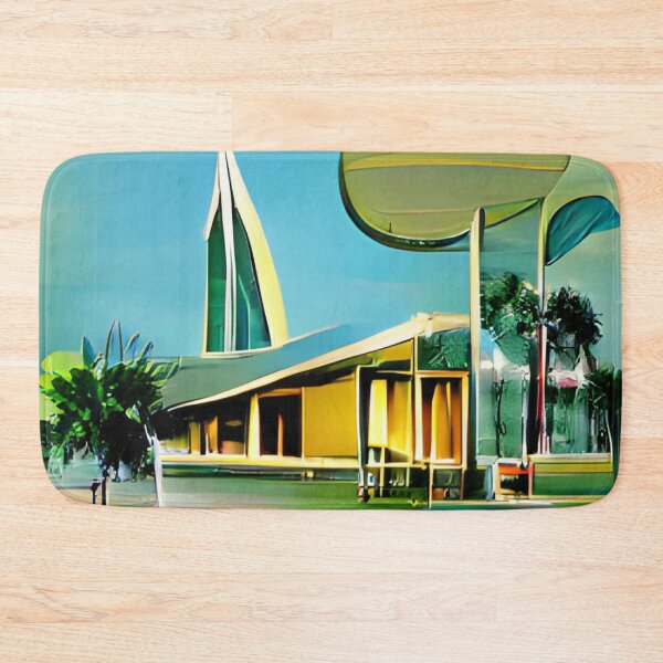 Item preview, St.Pete mid-century rainbow original art designed and sold by Surrealarts727.