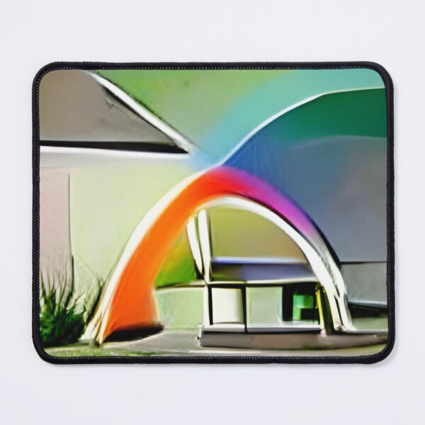 Item preview, St.Pete mid-century rainbow original art designed and sold by Surrealarts727.