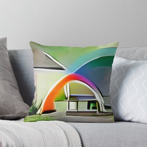 Item preview, St.Pete mid-century rainbow original art designed and sold by Surrealarts727.