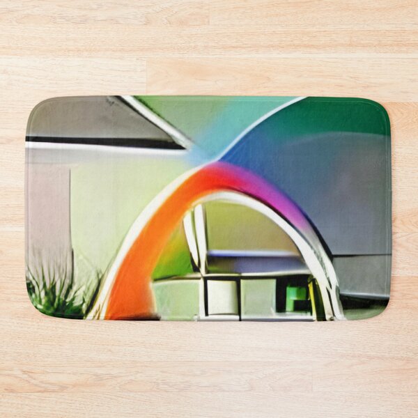 Item preview, St.Pete mid-century rainbow original art designed and sold by Surrealarts727.