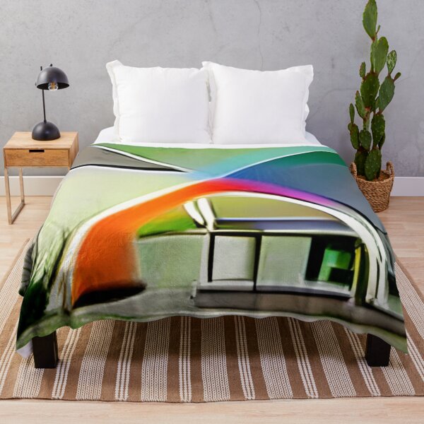 Item preview, St.Pete mid-century rainbow original art designed and sold by Surrealarts727.