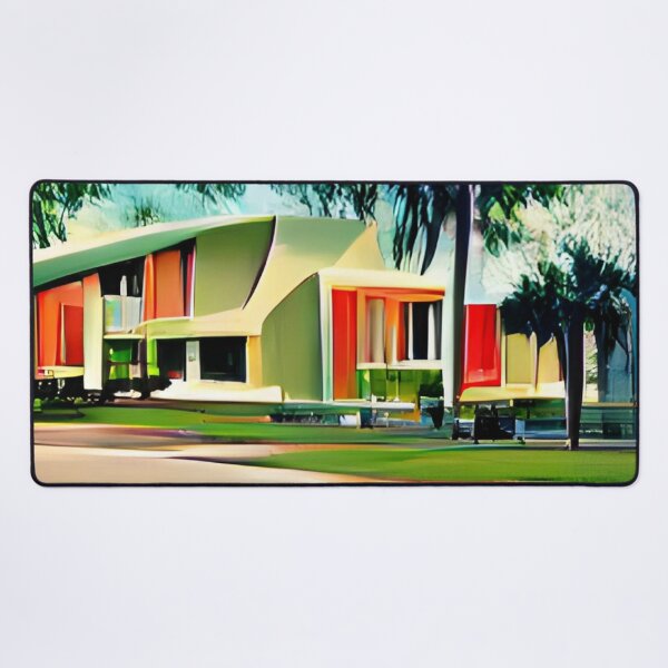 Item preview, St.Pete mid-century rainbow original art designed and sold by Surrealarts727.