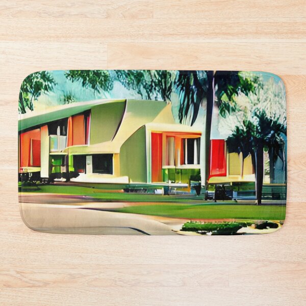 Item preview, St.Pete mid-century rainbow original art designed and sold by Surrealarts727.