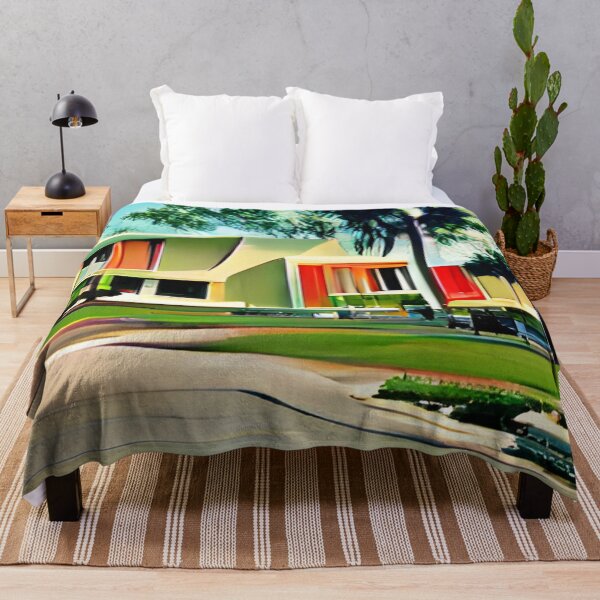 Item preview, St.Pete mid-century rainbow original art designed and sold by Surrealarts727.