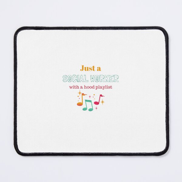 Item preview, Social worker with a hood playlist  designed and sold by SocialWorkGabs.