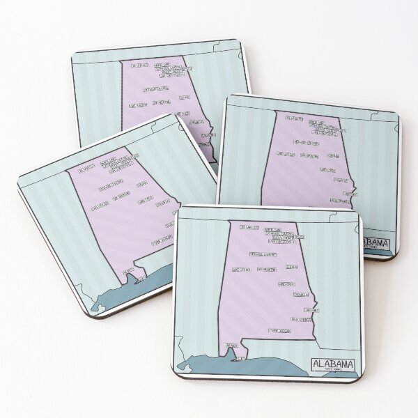 Item preview, Alabama State Parks Map designed and sold by FinlayMcNevin.