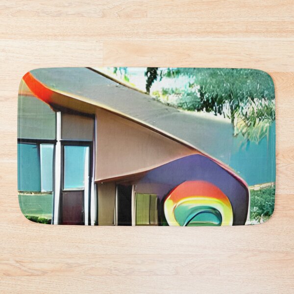 Item preview, St.Pete mid-century rainbow original art designed and sold by Surrealarts727.