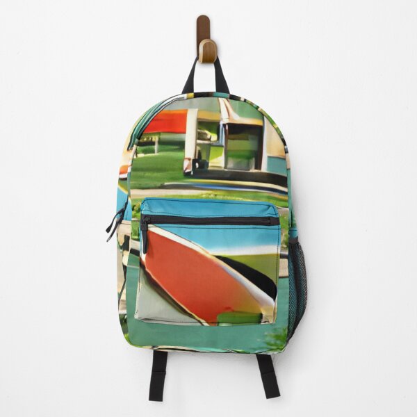 Item preview, St.Pete mid-century rainbow original art designed and sold by Surrealarts727.