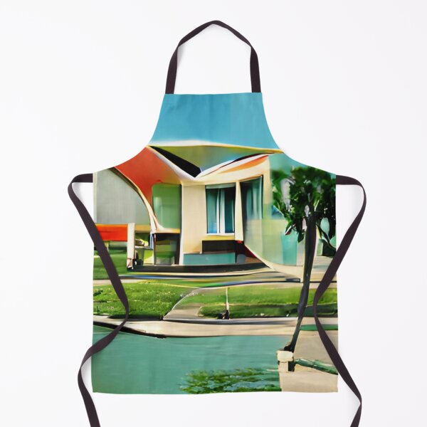 Item preview, St.Pete mid-century rainbow original art designed and sold by Surrealarts727.