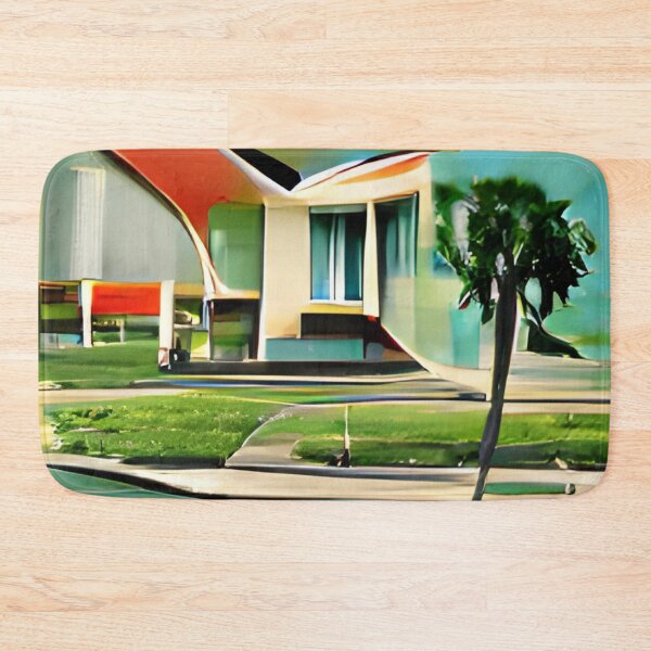 Item preview, St.Pete mid-century rainbow original art designed and sold by Surrealarts727.