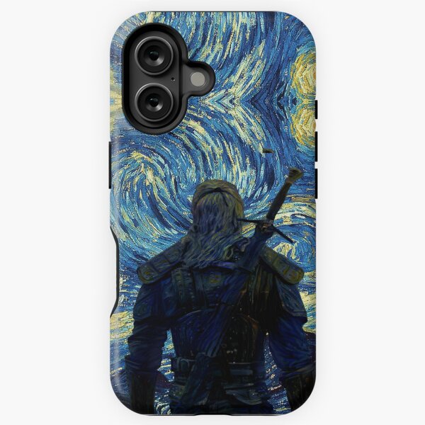 Vista previa del artículo con la obra «El brujo Van Gogh», diseñado y vendido por MovieSetStories.