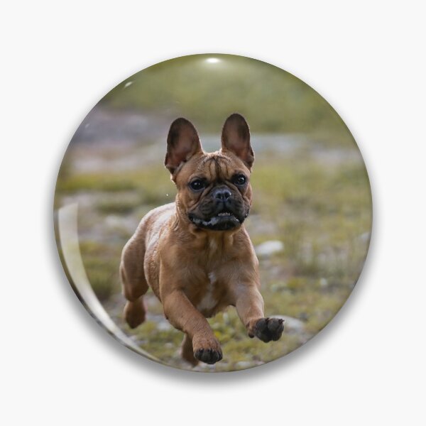 Item preview, french bulldog running designed and sold by Nebulae-Art.