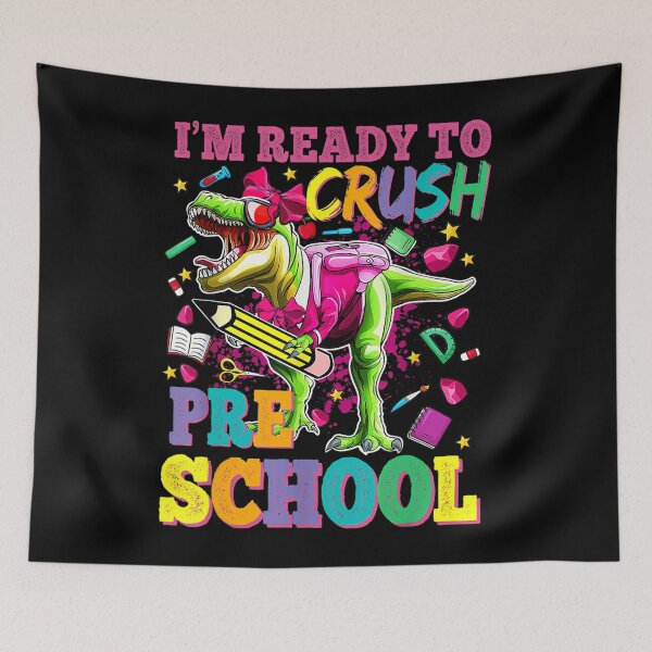 Item preview, I'm Ready To Crush Preschool Pre-K T Rex Dino Pencil Outfit designed and sold by ElizabethxJime.