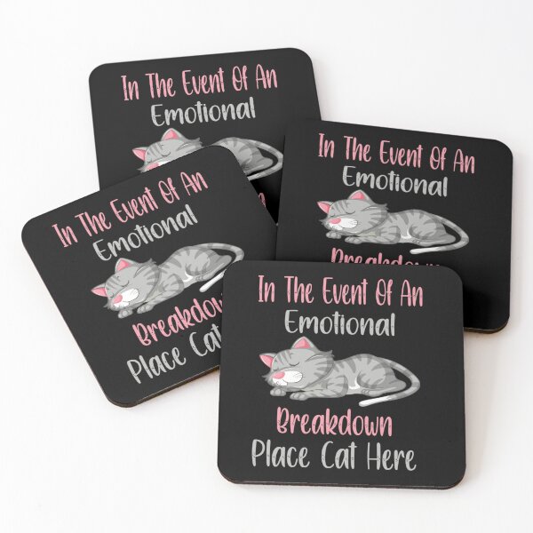 Item preview, In The Event Of An Emotional Breakdown Place Cat Here designed and sold by ElizabethxJime.
